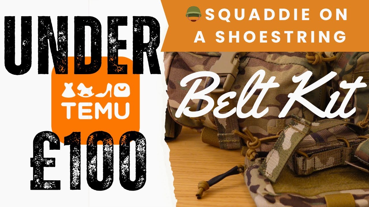 Building a Temu Shooters Belt | Squaddie on a Shoestring