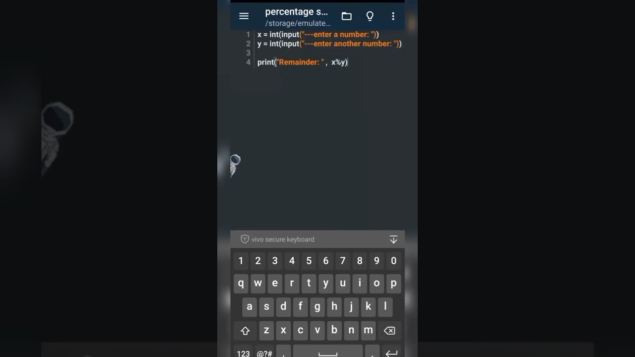 Modulus operator