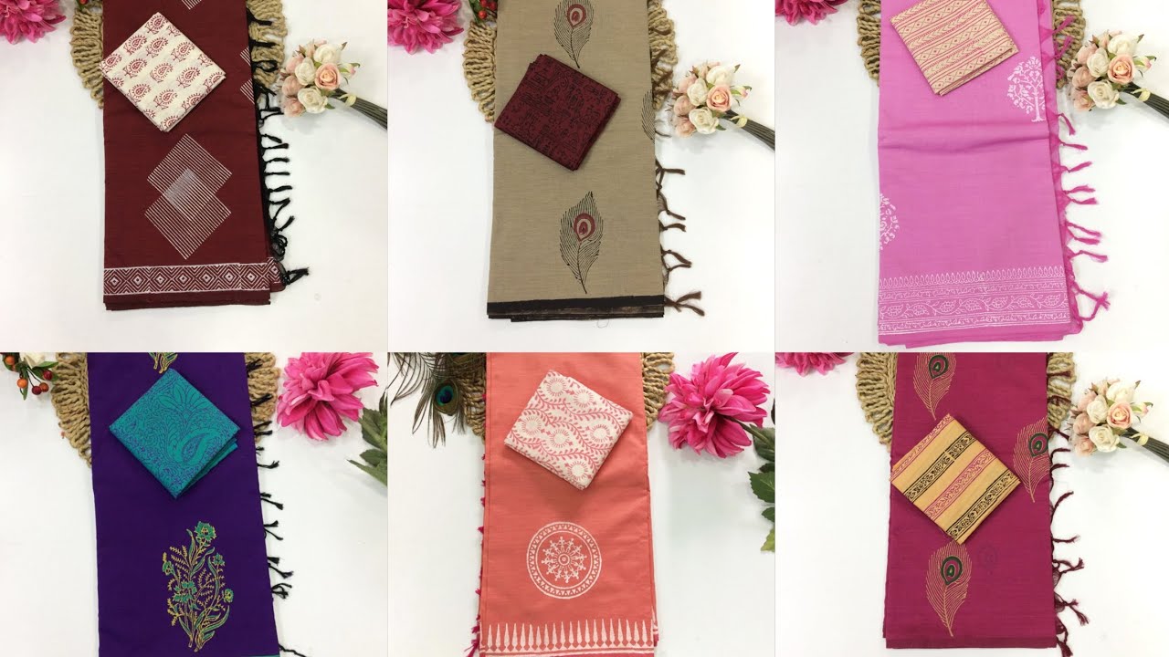 South Cotton Mix Sarees | WhatsApp - 8344378186 #southcotton #southcottonmix #southcottonsarees