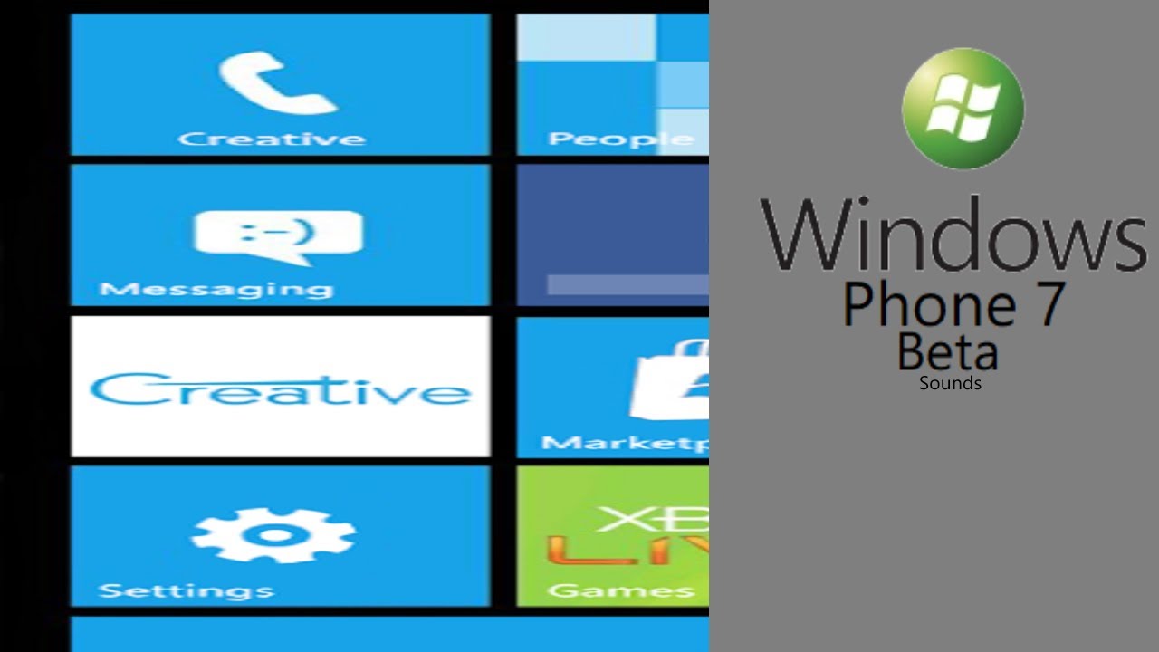 Windows Phone 7 Beta Sounds