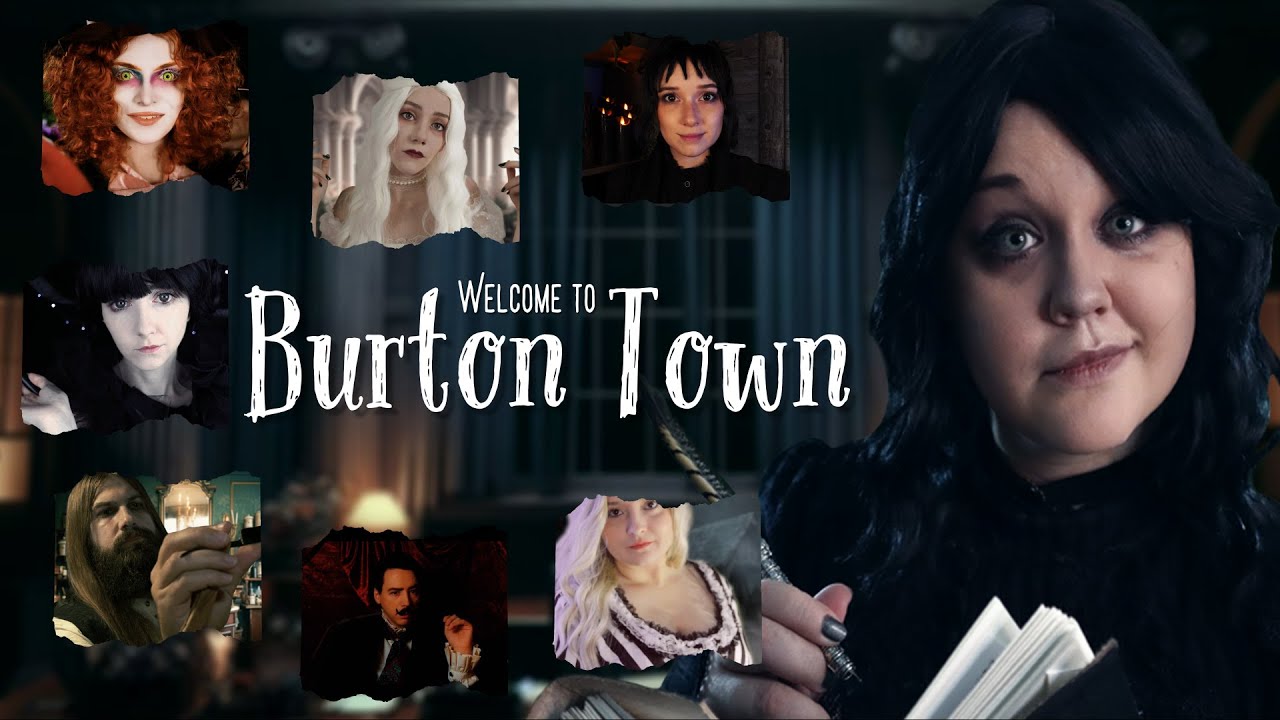 ASMR 🎃 Welcome to Burton Town! An ASMR Halloween Collaboration (Spooky Soft-Spoken ASMR Roleplay)