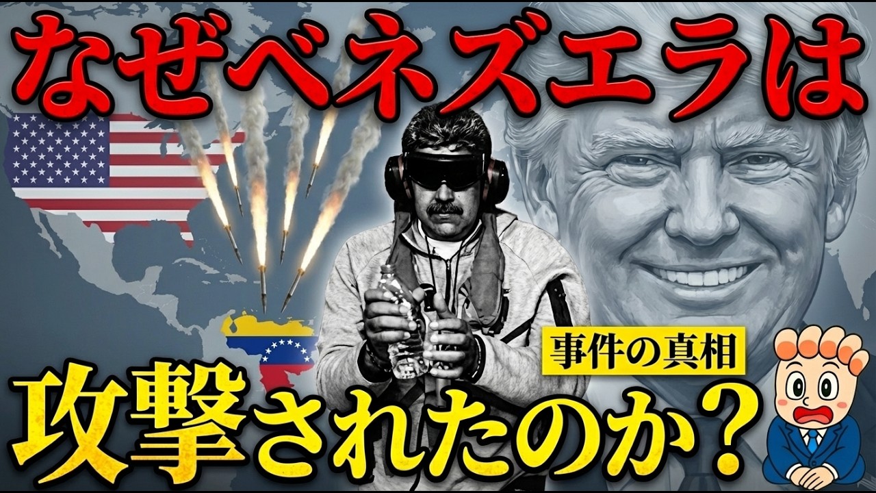 【緊急解説】なぜトランプ氏はベネズエラを攻撃したのか？事件の真相をわかりやすく解説！