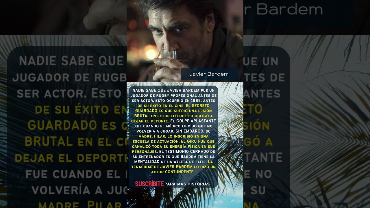 Una HISTORIA de 🎄JAVIER BARDEM🎄 de CARNE TRÉMULA