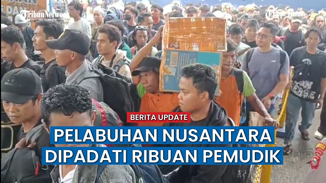 Pelabuhan Nusantara Parepare Dipadati Ribuan Pemudik Tiba dari Samarinda