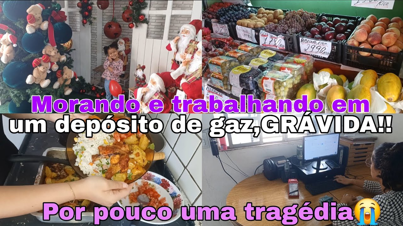 DEUS NOS DEU UM LIVRAMENTO ||MINHA ROTINA GRÁVIDA E TRABALHANDO EM UM DEPÓSITO DE GÁS 
