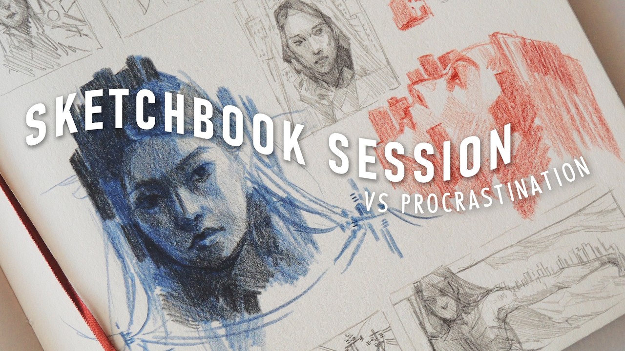 sketchbook session | finding ideas for paintings & sketch with me at a cafe