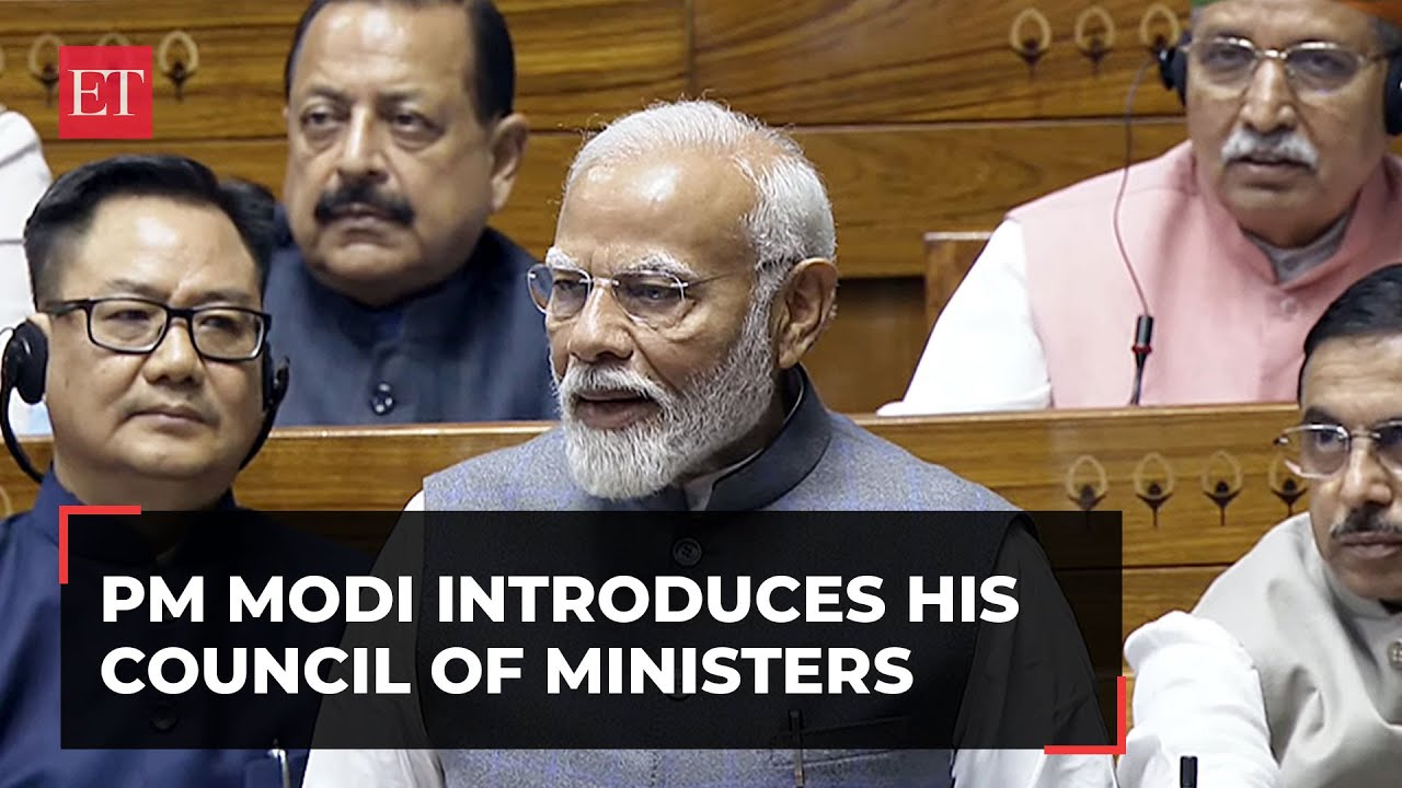 Lok Sabha session: Prime Minister Narendra Modi introduces his Council of Ministers
