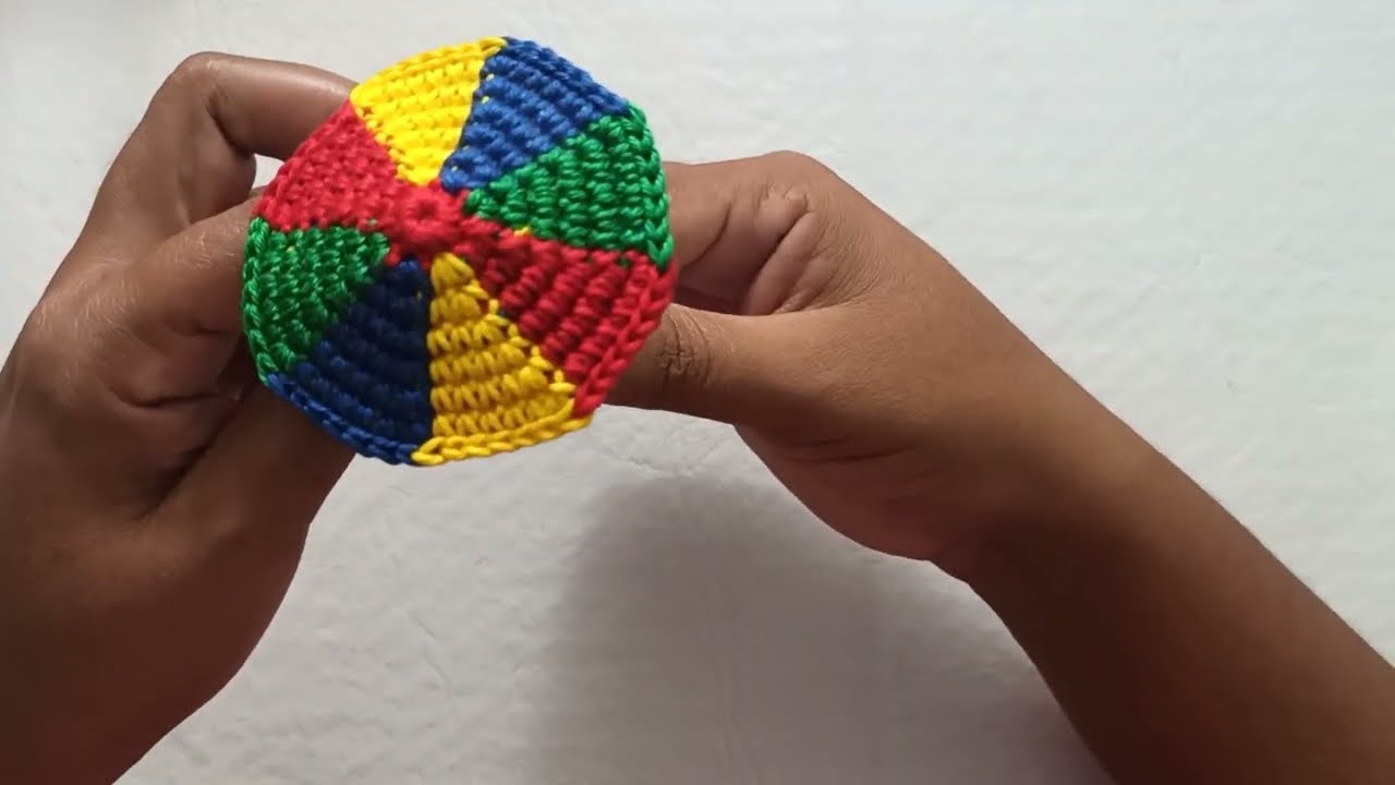 Sombrinha de frevo em croche