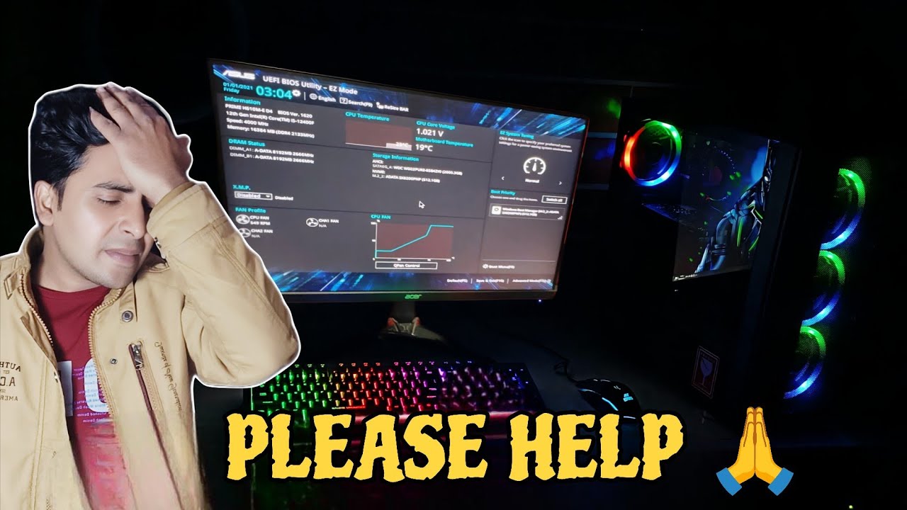My Pc Stuck On BIOS Setting When I Start My Gaming PC