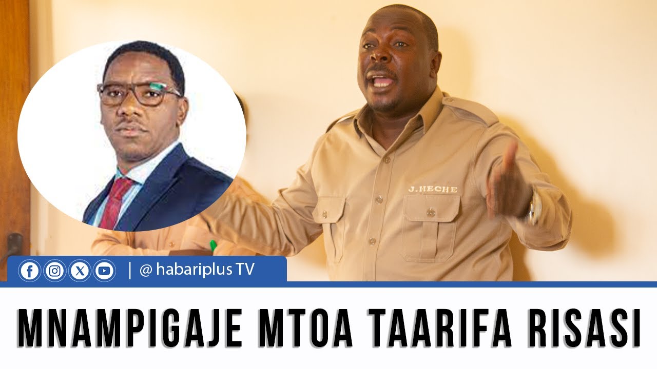 HECHE AMTOLEA UVIVU MAKONDA 'KAMA SISI NI WATOA TAARIFA MNGEMPIGA LISSU RISASI'