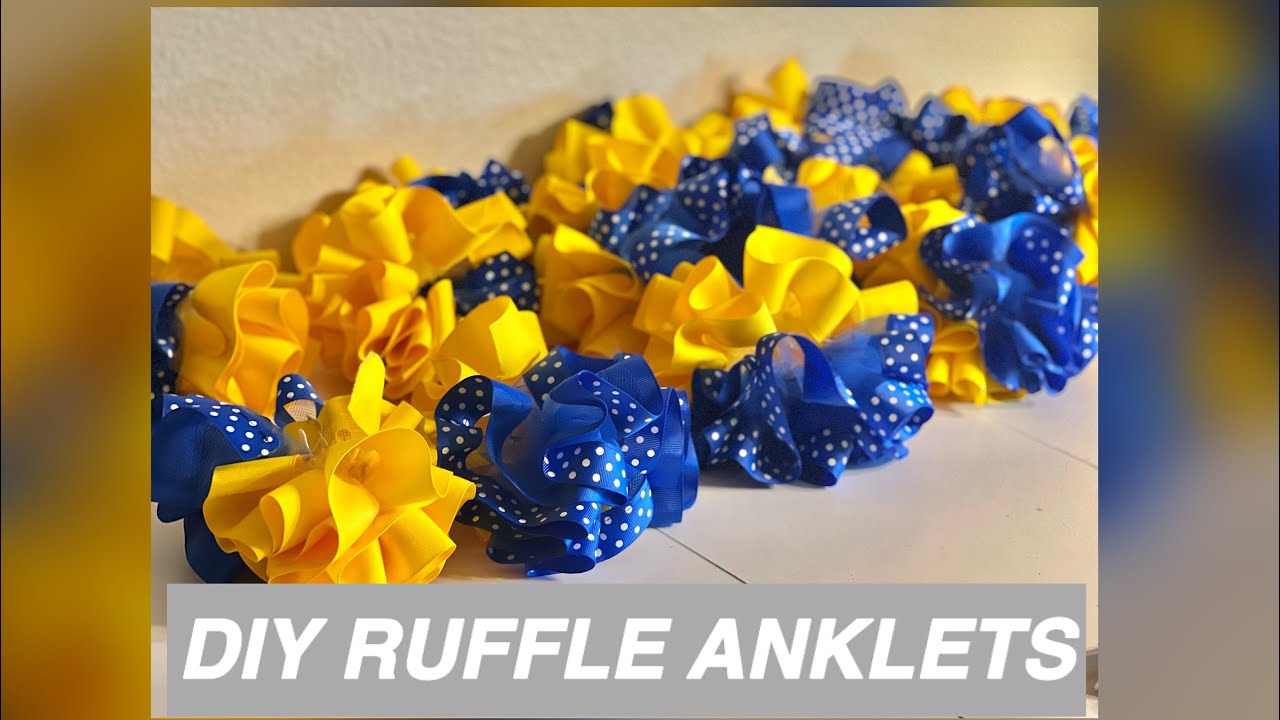 Sockless Tutu/Ruffle Anklets | DIY