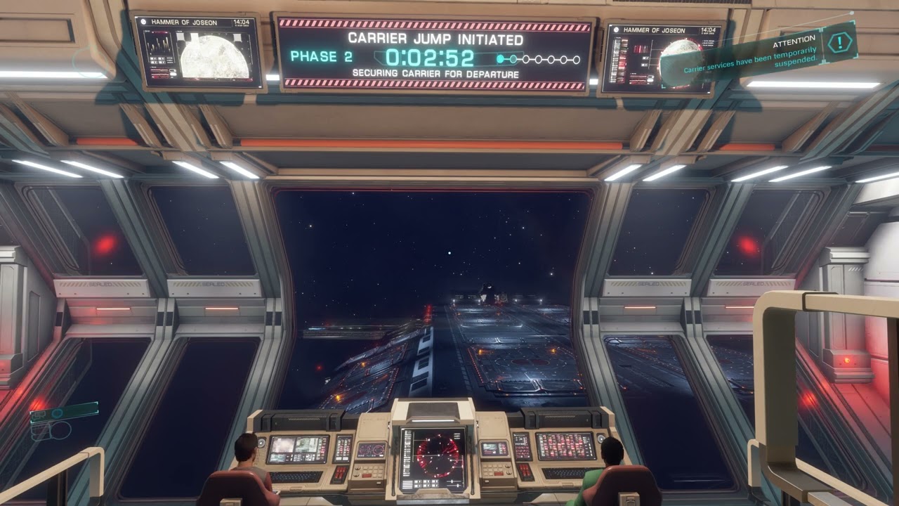 Fortune class carrier jump - Elite Dangerous