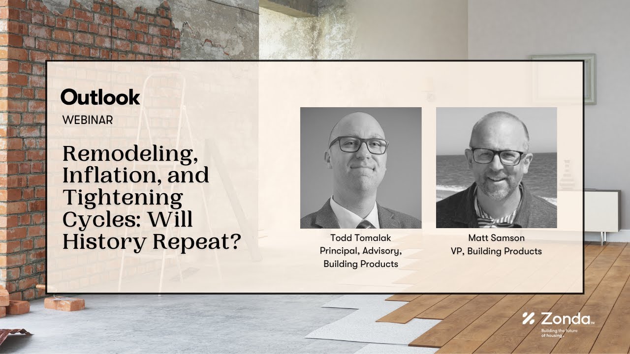 Remodeling, Inflation, and Tight Cycles: Will History Repeat?