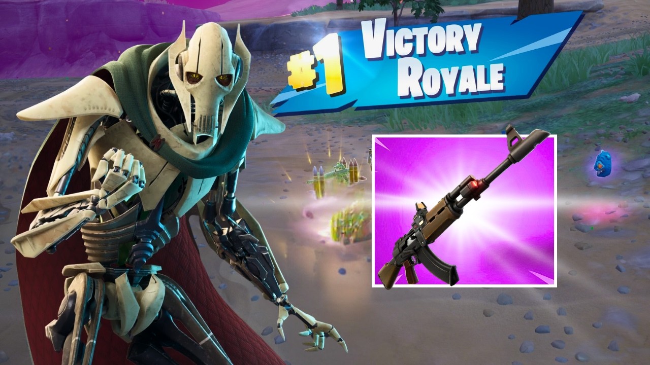 Lock On Assault Rifle Is Crazy - Fortnite Solo Zero Build No Commentary Relaxing Sleep Background