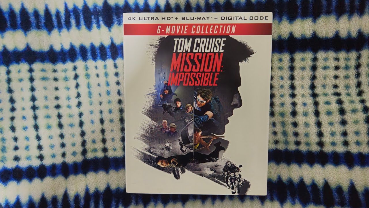 MISSION IMPOSSIBLE 6 MOVIE COLLECTION 4K BLU RAY UNBOXING