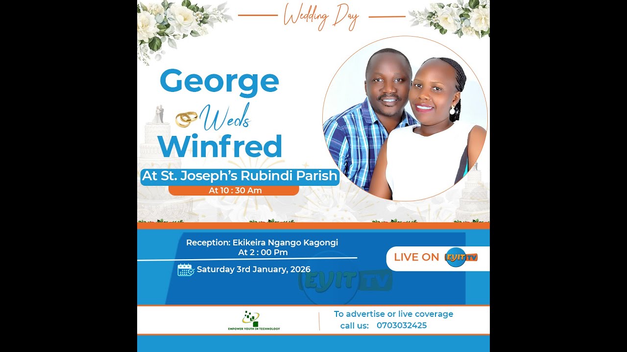 George Weds Winfred | Wedding Ceremony at St. Joseph’s Rubindi Parish