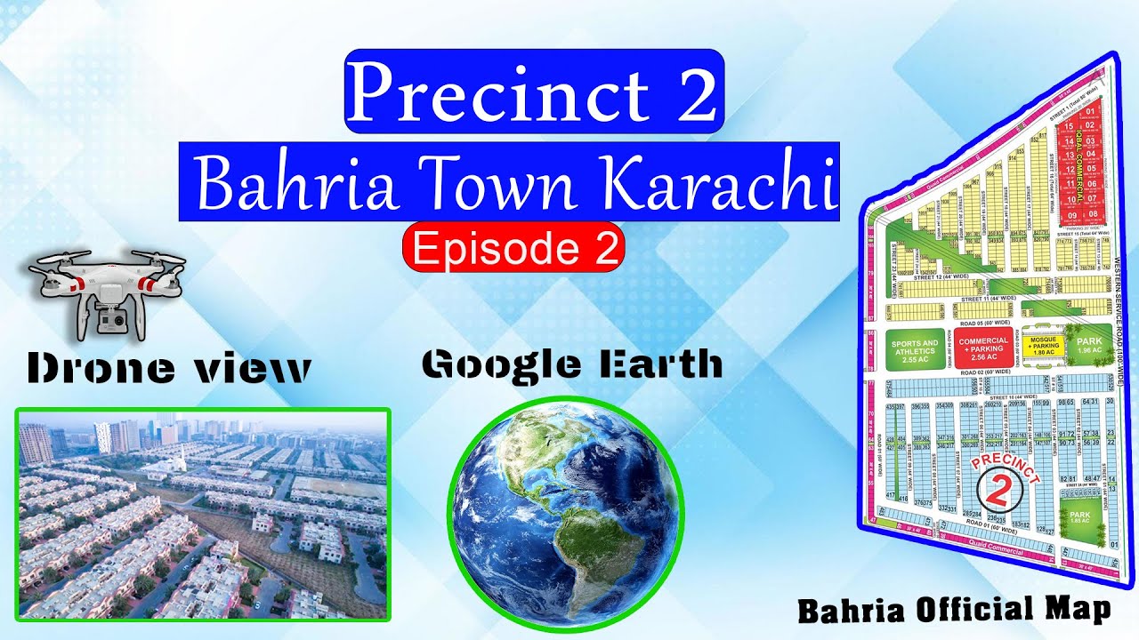 Let's Learn Bahria Episode 2 | Precinct 2 Bahria Town Karachi | Quaid & Iqbal Villas / Bahria Homes
