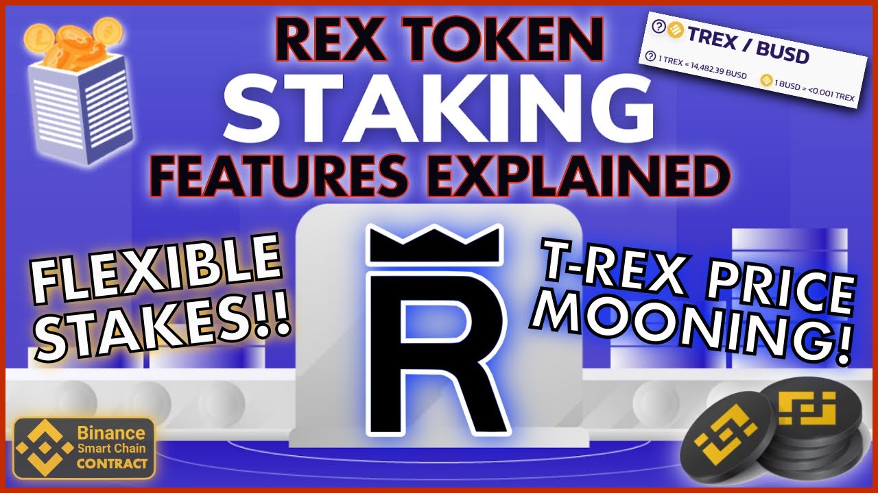 FLEXIBLE STAKES WITH REX TOKEN 😎 T-REX & M-REX Token Price Going To The Moon 🚀 SCRAPING EXPLAINED 💰