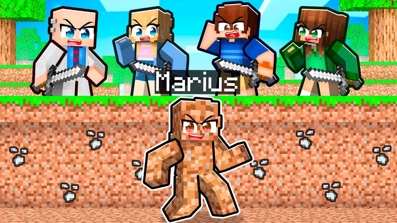 4 CRIMINALI vs. 1 INOCENT În *MINECRAFT* ! (+ CAMUFLAJ)