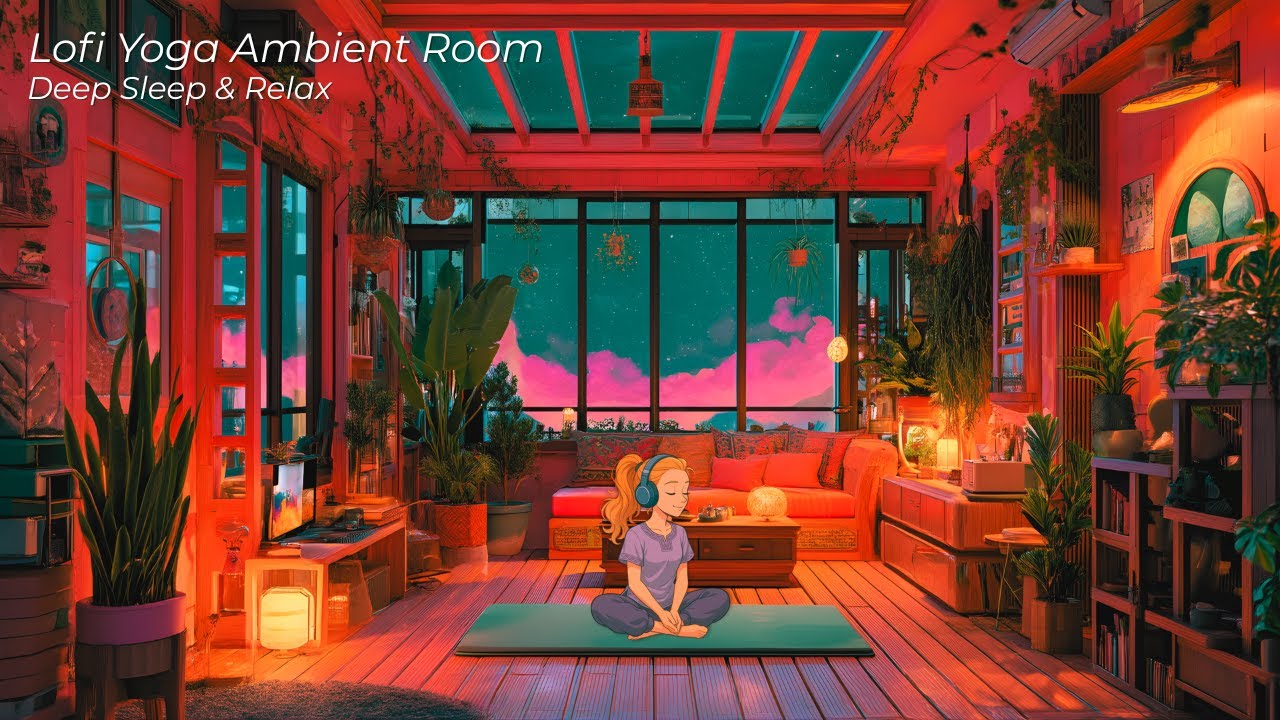 Lofi Yoga Ambient Room – Deep Sleep & Relax (3h40m Full Night Version)