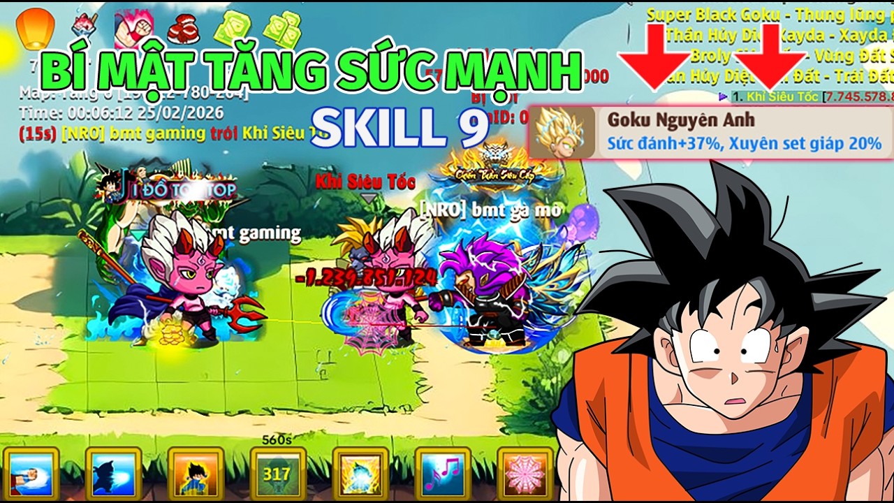[ HỒI SINH NGỌC RỒNG ] PHỤ KIỆN KHÔNG THỂ THIẾU KHI DÙNG SKILL9#nro #hsnr #hoisinhngocrong
