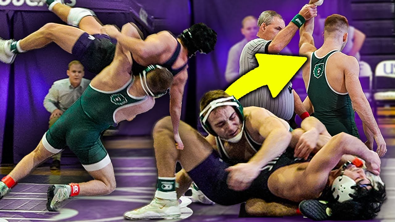 Monster SLAMS in My College Wrestling Dual