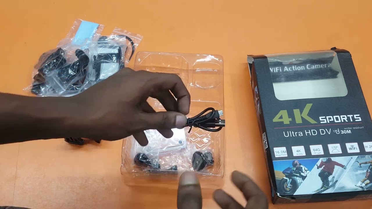 4K Sports Ultra HD DV Camera With Wifi I Unboxing and Footage Review I Best budget 4k action camera
