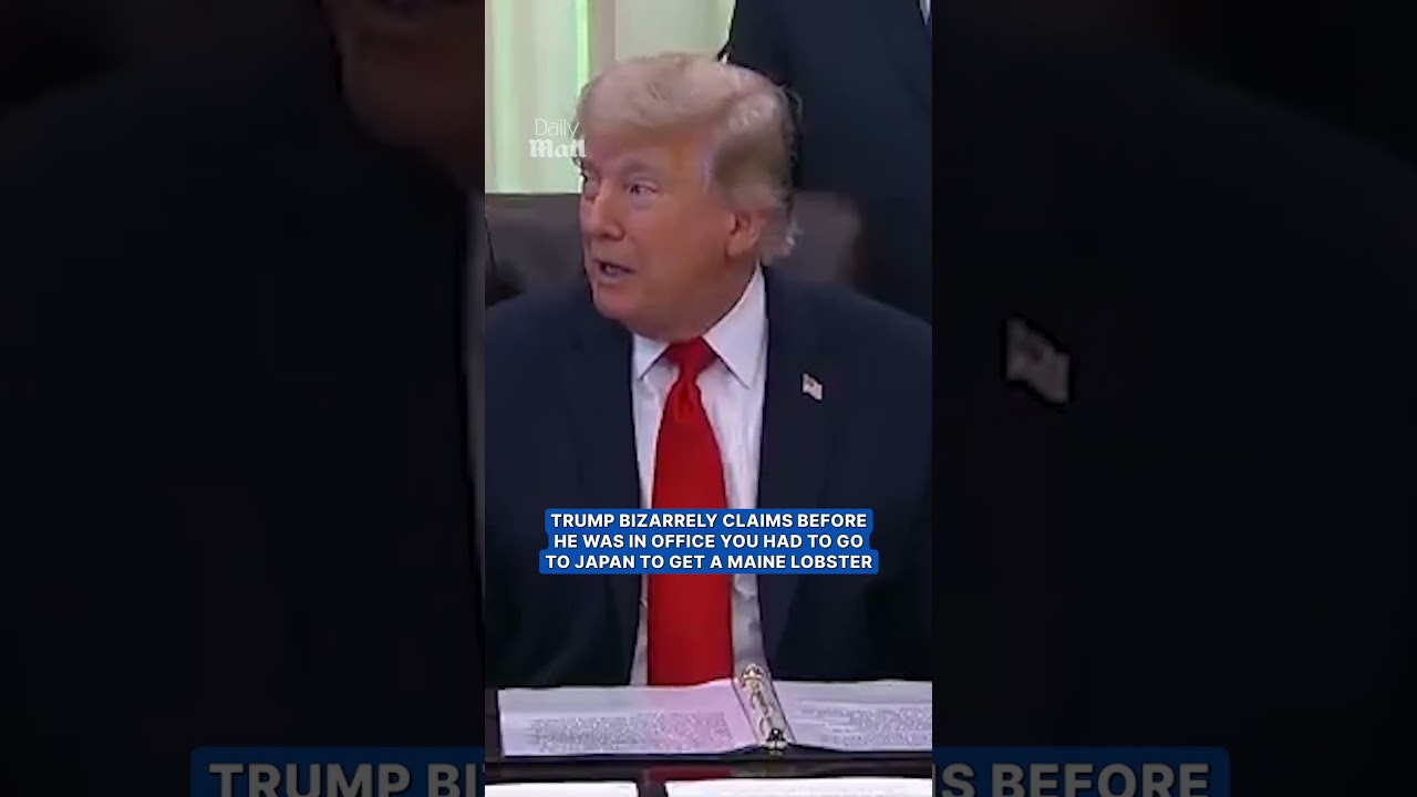 Трамп утверждает, что лобстеров из штата Мэн можно достать только в Японии.