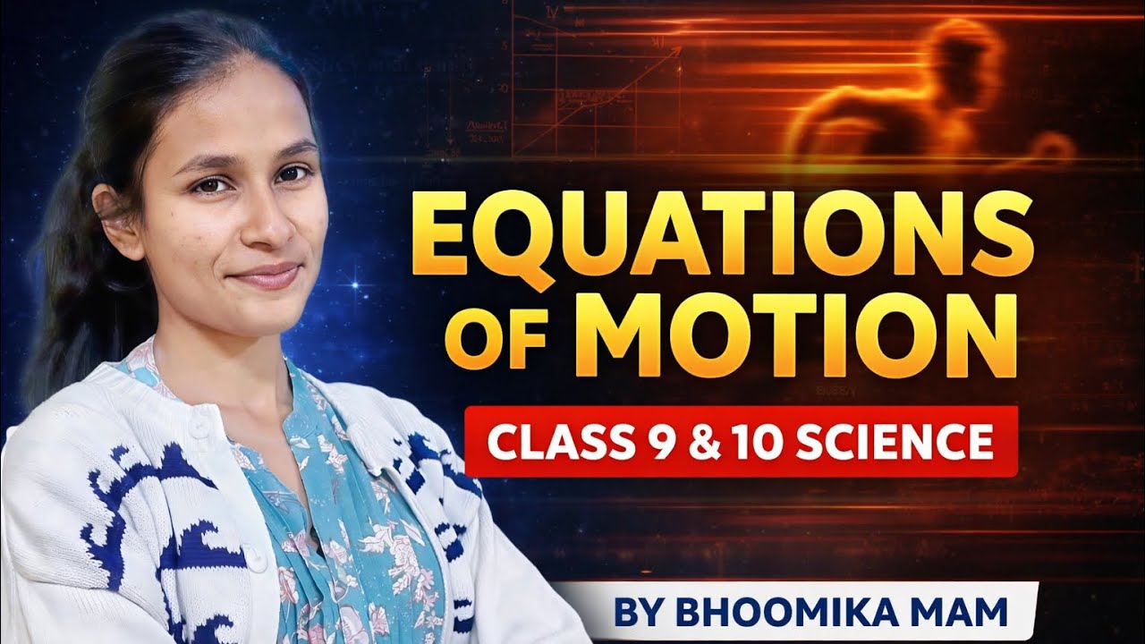 📘 EQUATIONS OF MOTION | Class 9 & 10 Science👩‍🏫 By BHOOMIKA MAM | MEHTA COACHING CLASSES