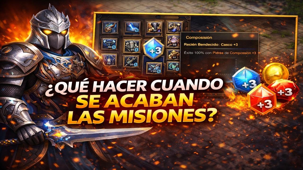 Qué hacer cuando se acaban las misiones en Conquista Online
