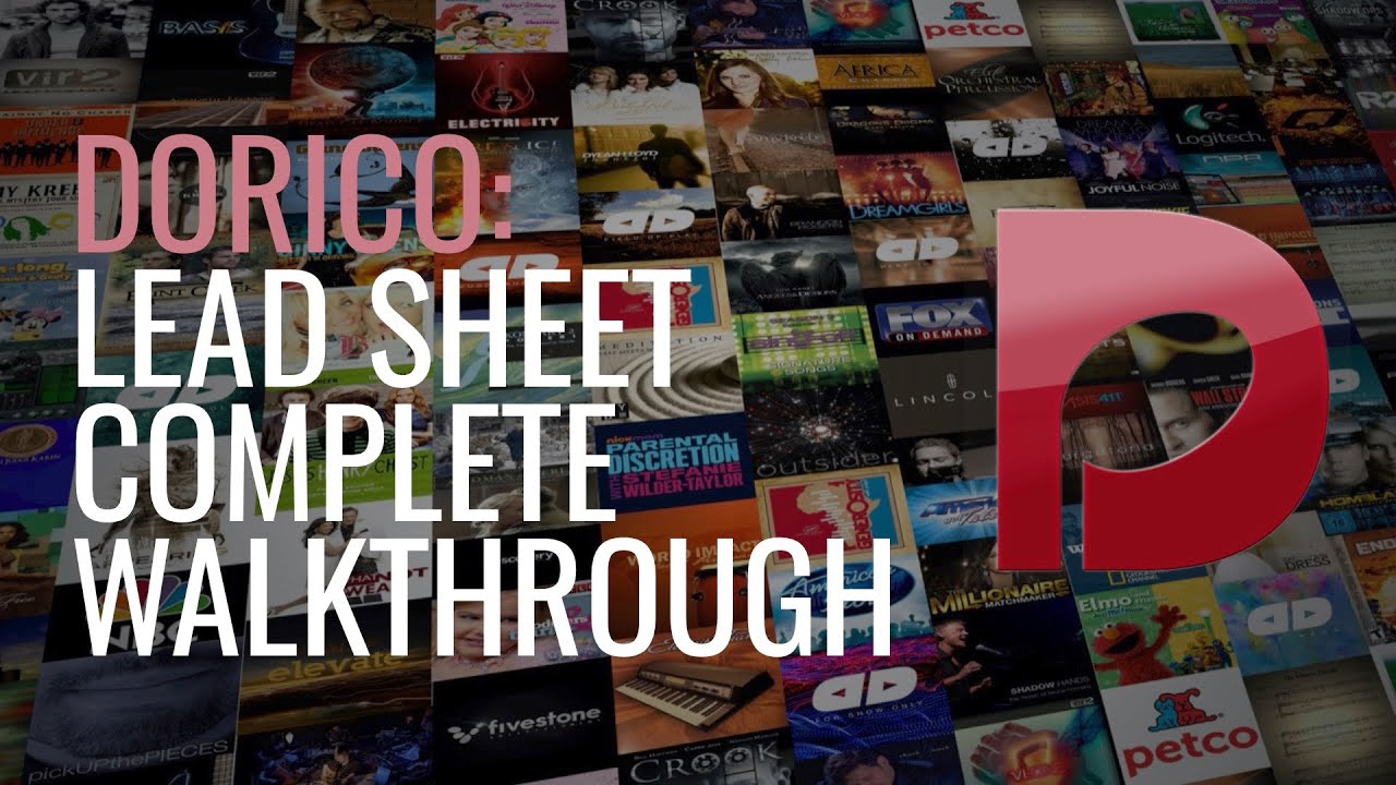 Dorico: Lead Sheet Complete Walkthrough