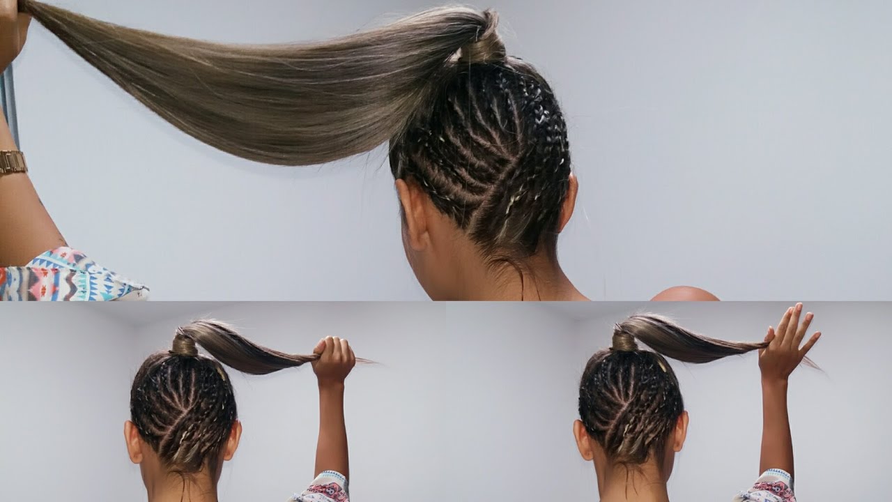 Trenzas Africanas con Coleta 😍  Belleza sin Limites 💕