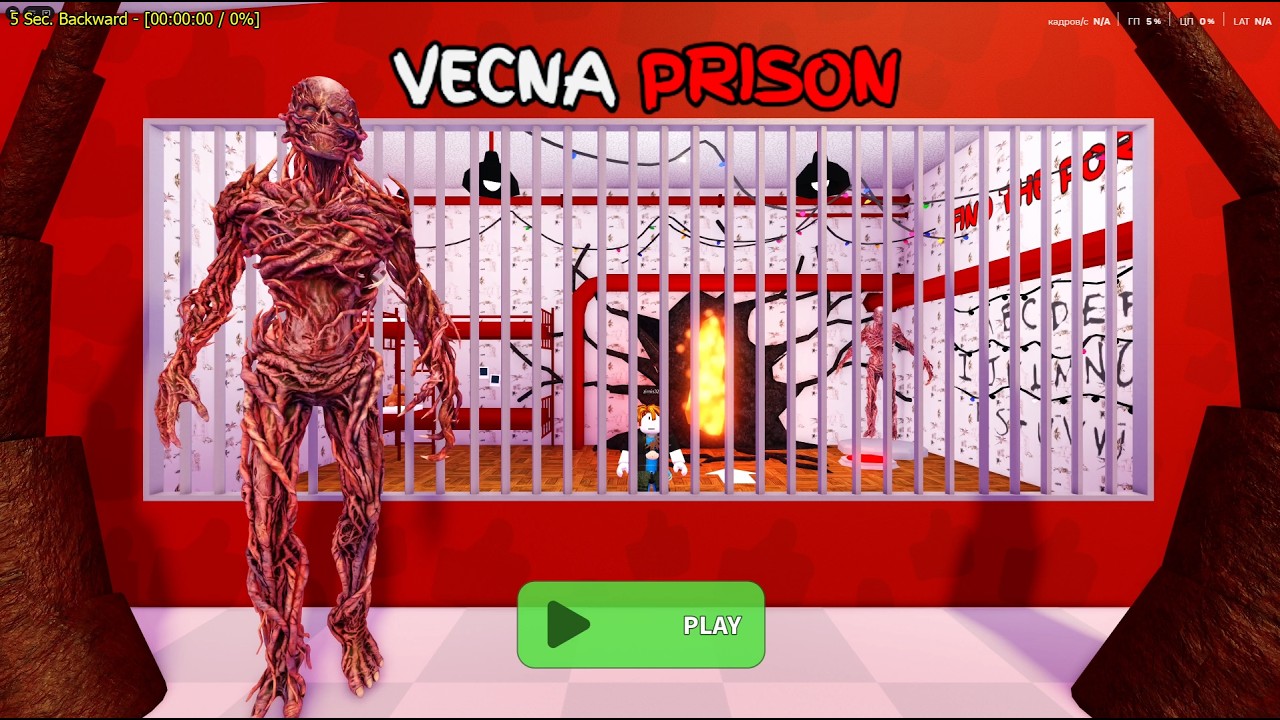 ESCAPE VECNA PRISON IN ROBLOX!  CAN WE SURVIVE THE MONSTER?!