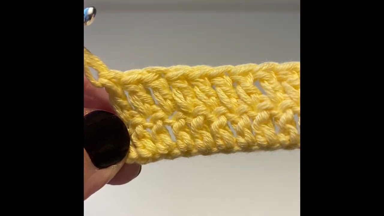 First try - Hæklet karklud med engelmotiv