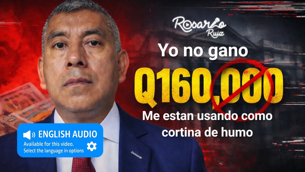 Fiscal Especial Contra la Impunidad Rafael Curruchiche desmiente salario de Q160 mil