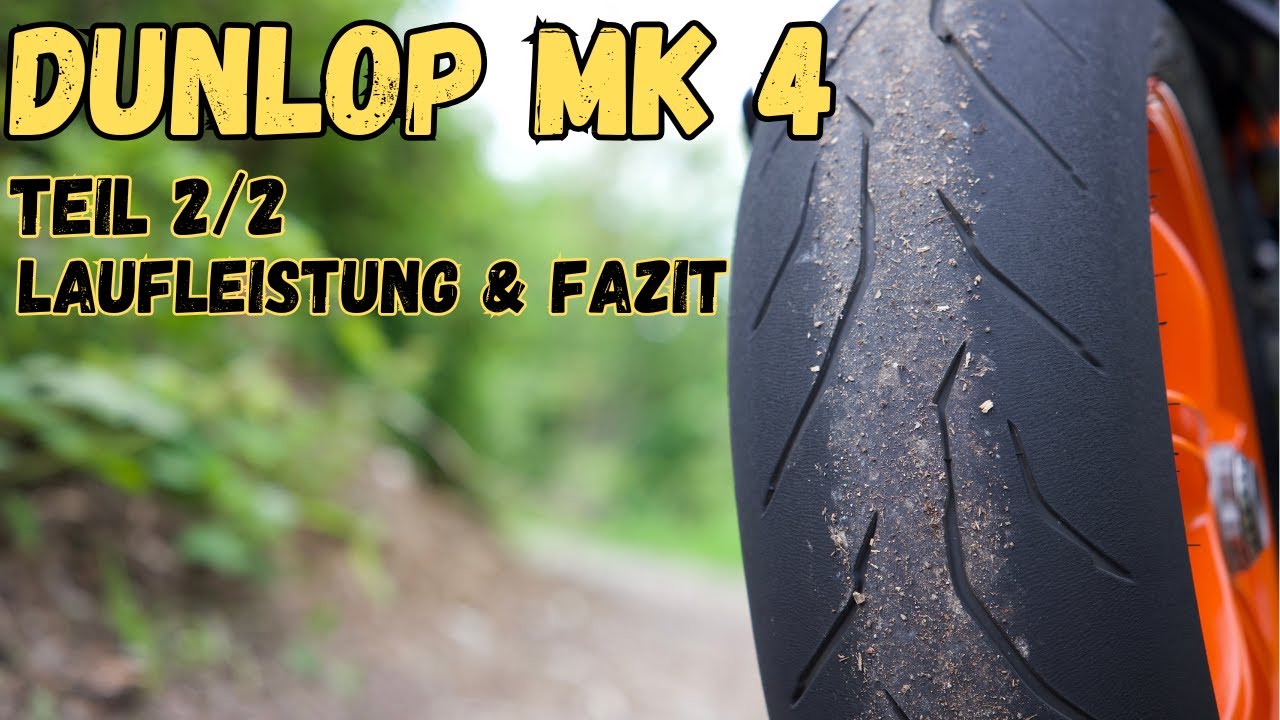 Dunlop Sportsmart MK 4... mein neuer Lieblingsreifen???| KurvenradiusTV
