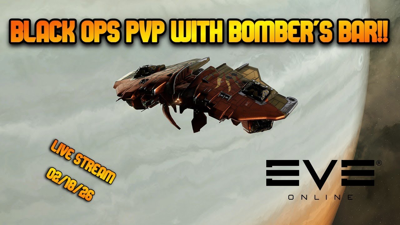 Black Ops From a Wormhole - Wednesday Whaling Fleet PvP with Bomber's Bar - Eve Online