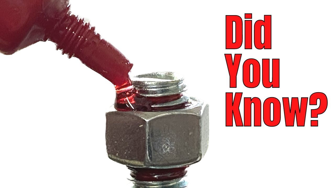Nuts & Bolts - Most DIYers Do Not Know This | Loctite Red Threadlocker Curing