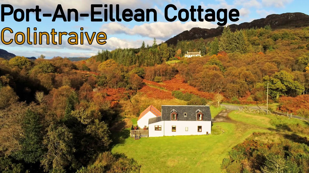 Port-An-Eillean HOLIDAY COTTAGE Colintraive Argyll SCOTLAND - Enhanced production video