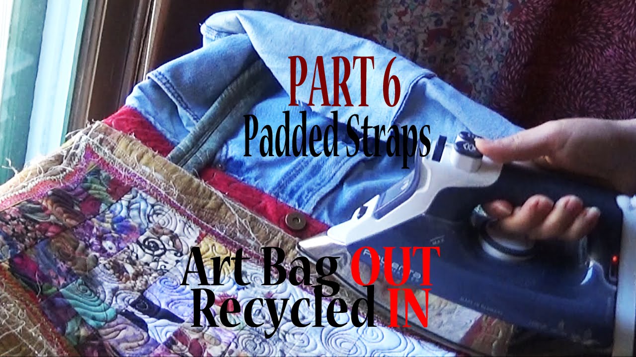 Art Tote Bag OUT, Recycled IN | Make Purse Parts | Part 6(A&B) of 7 | Adv Project ZSA Tutorial