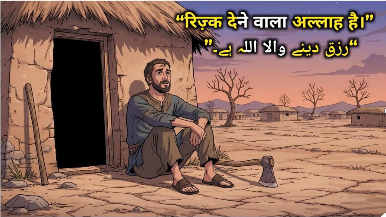 ग़रीब लकड़हारा और अल्लाह पर भरोसा | Rizq Sirf Allah Deta Hai | Islamic Moral Story Hindi