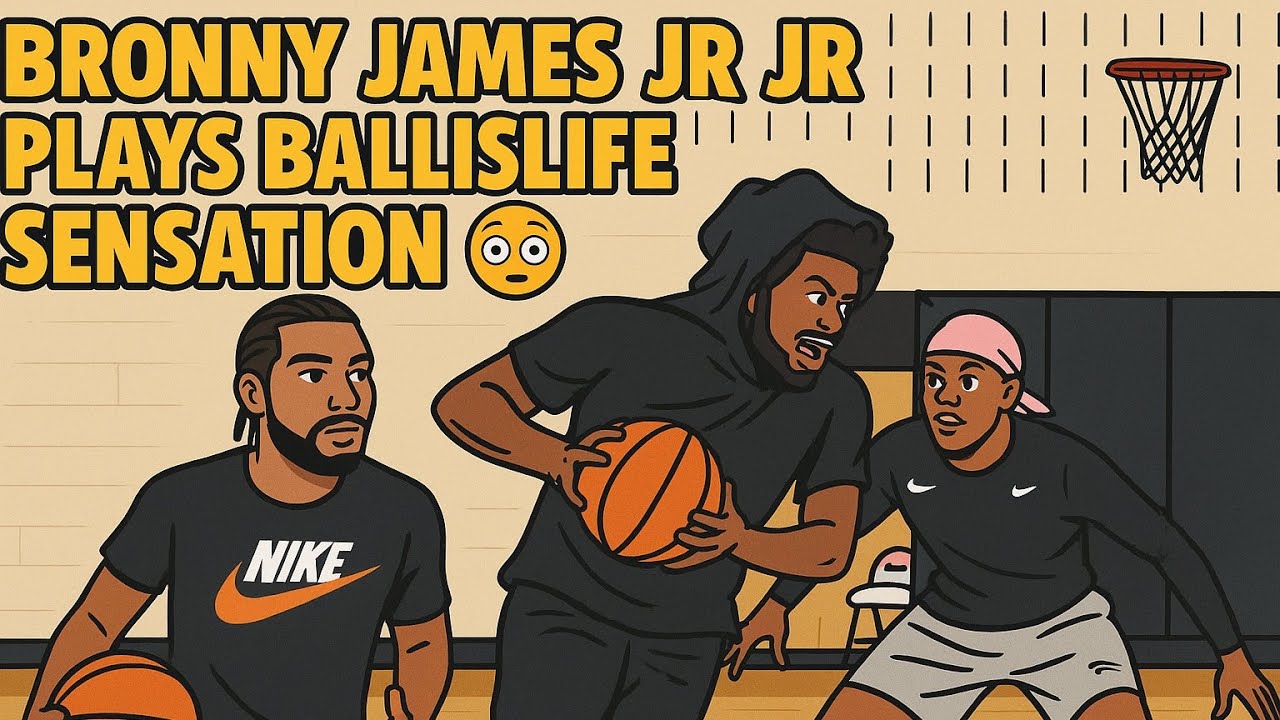Bronny James Jr Jr vs BallIsLife Star Gets HEATED 😳🔥 (Cutthroat 2v2)