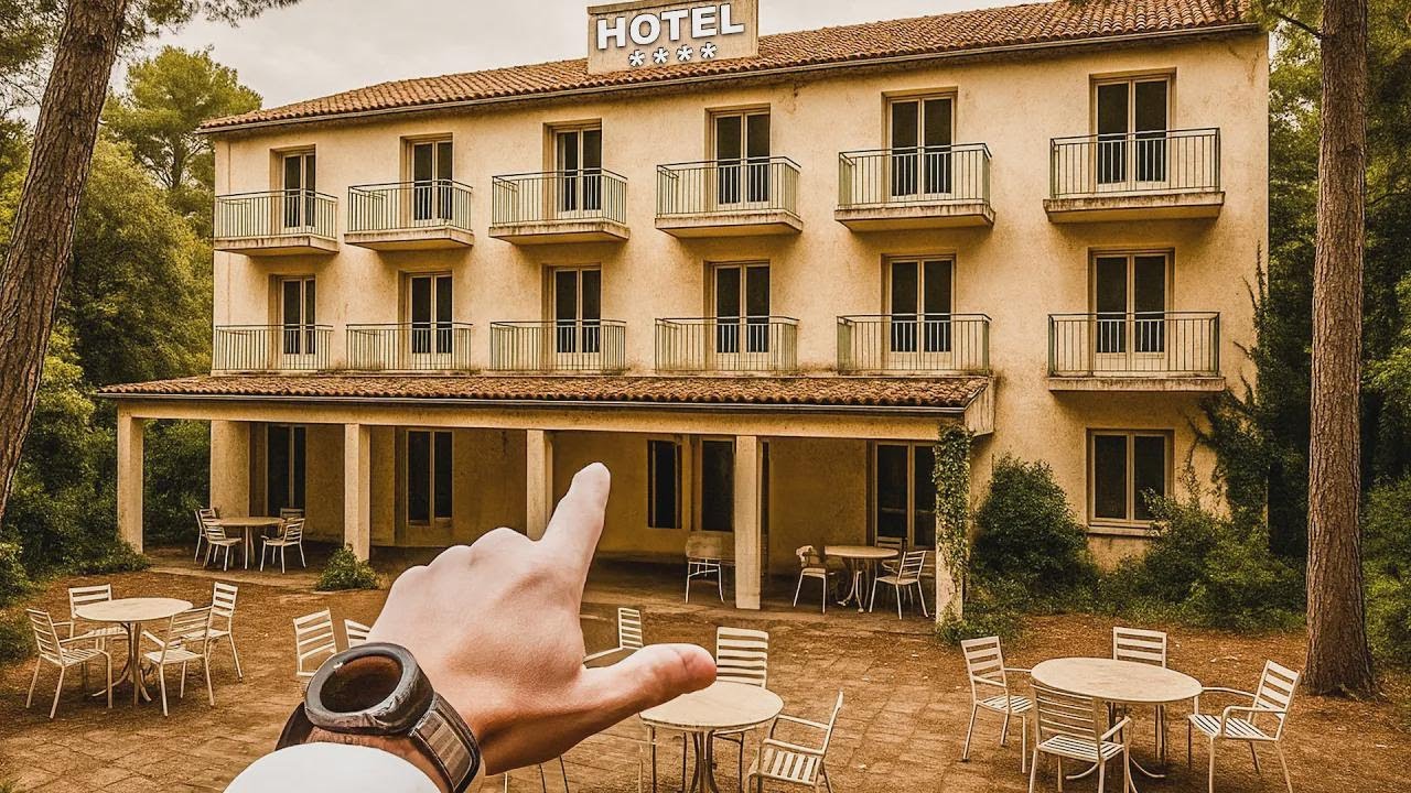 ¡10 años después de cerrar, el agua sigue corriendo en este hotel abandonado! Urbex