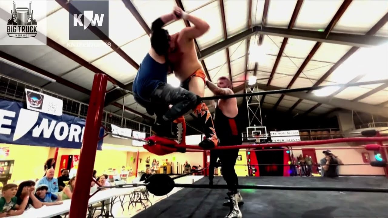 Gatekeeper vs JT Hanley vs Austin Andrews - triple threat title match | UWE High Voltage 9| 4\29\23