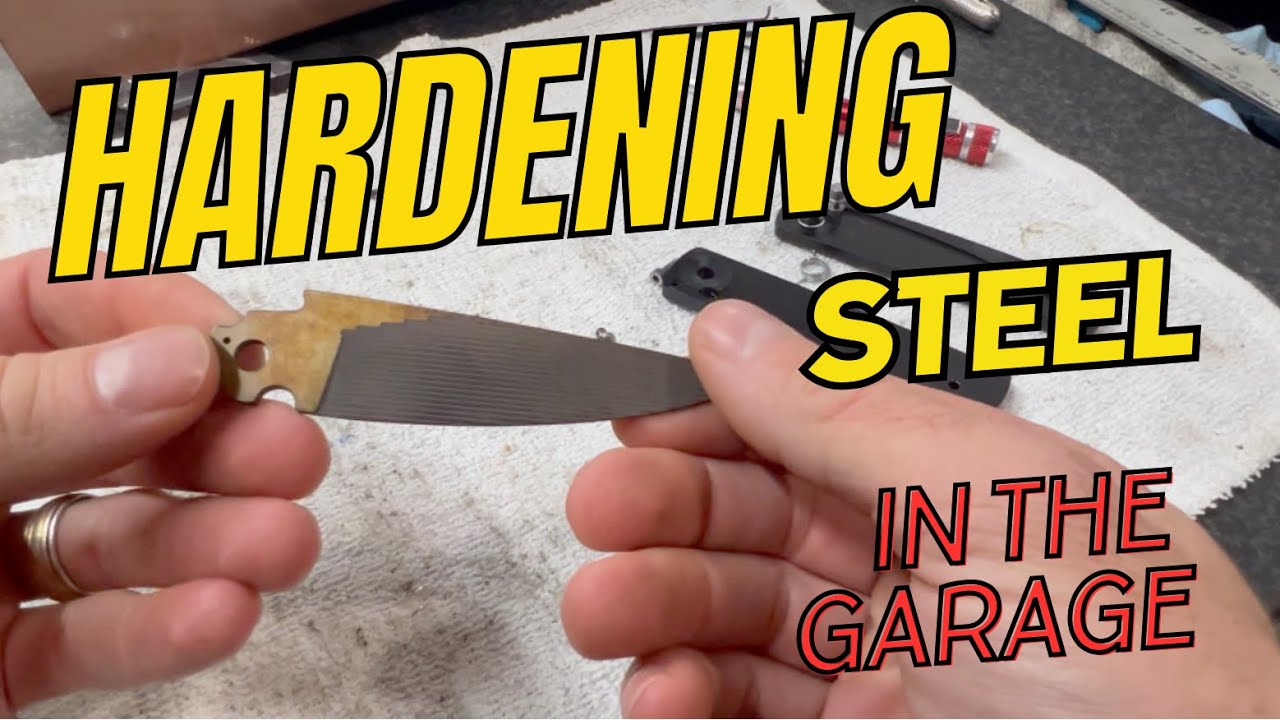 Hardening a Knife Blade with an Oxygen Acetylene Torch! 😂🔪 #knifemaking #metalwork #diy
