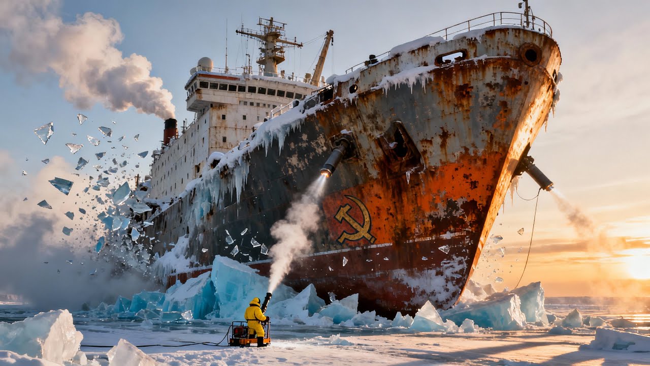 Restoring a Soviet Nuclear Icebreaker Frozen in the Arctic (Full ASRM Process)