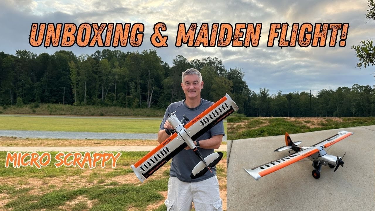 Unboxing and Maiden Flight   Micro Scappy!