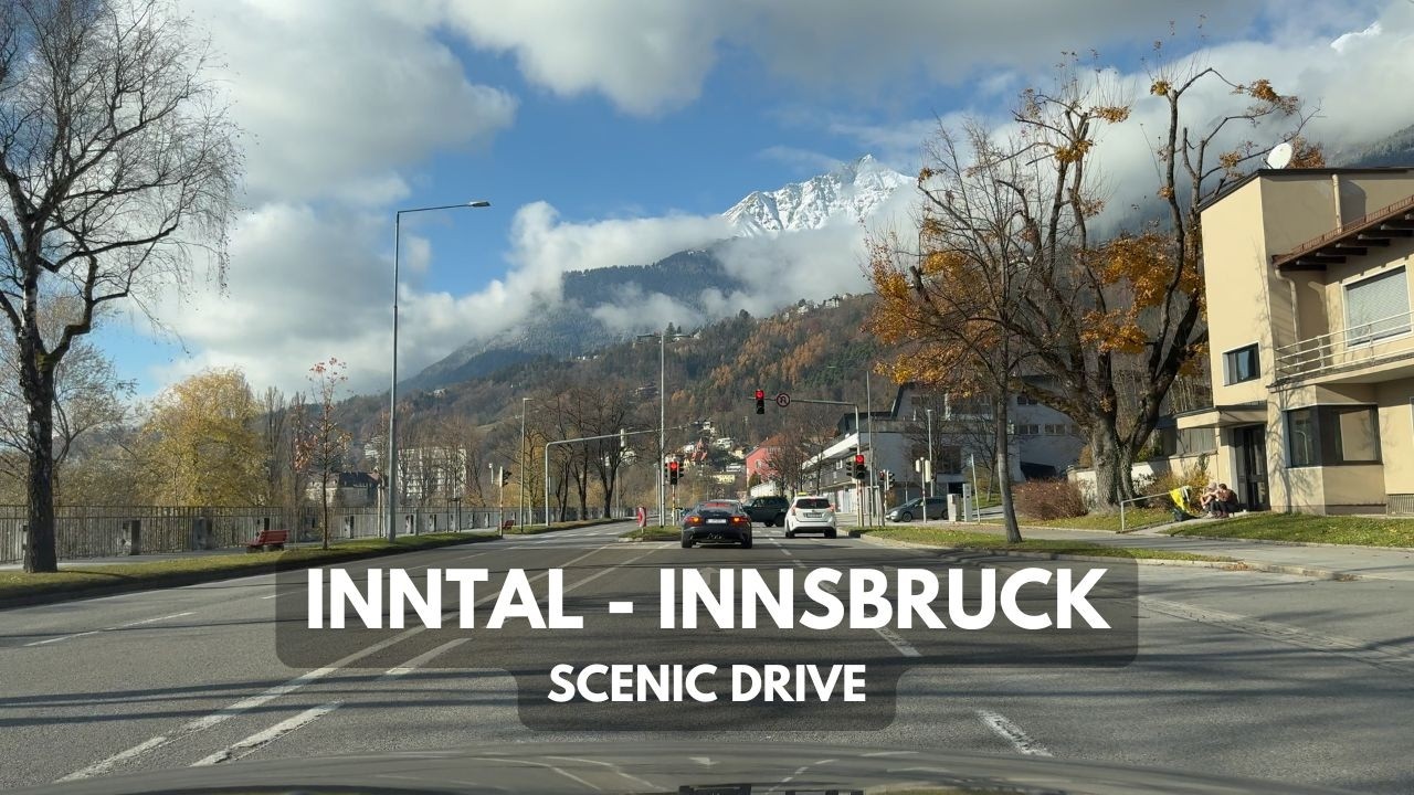 Inntal to Innsbruck | Sunny Scenic Alpine Drive | 4k HDR Dolby Vision | Tirol, Austria
