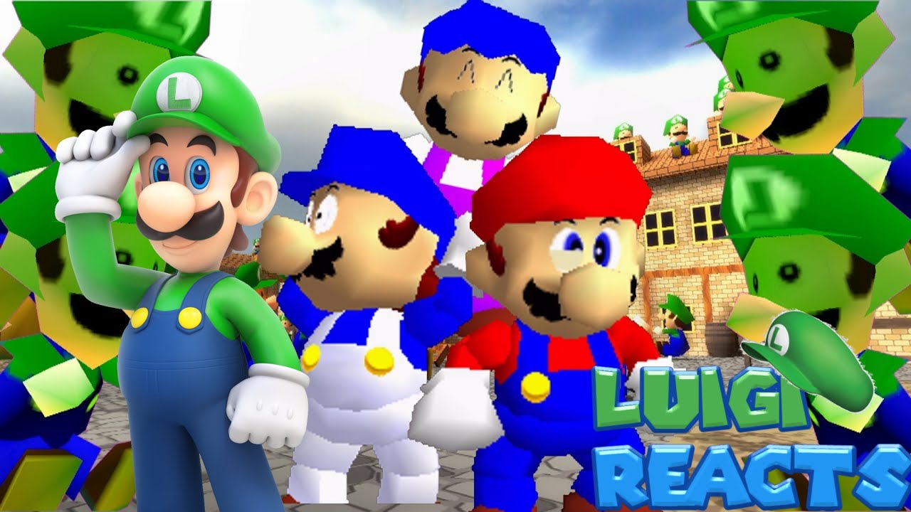 Я — король всех Луиджи | Реакция Луиджи на ляпы SM64: Luigi Labyrinth