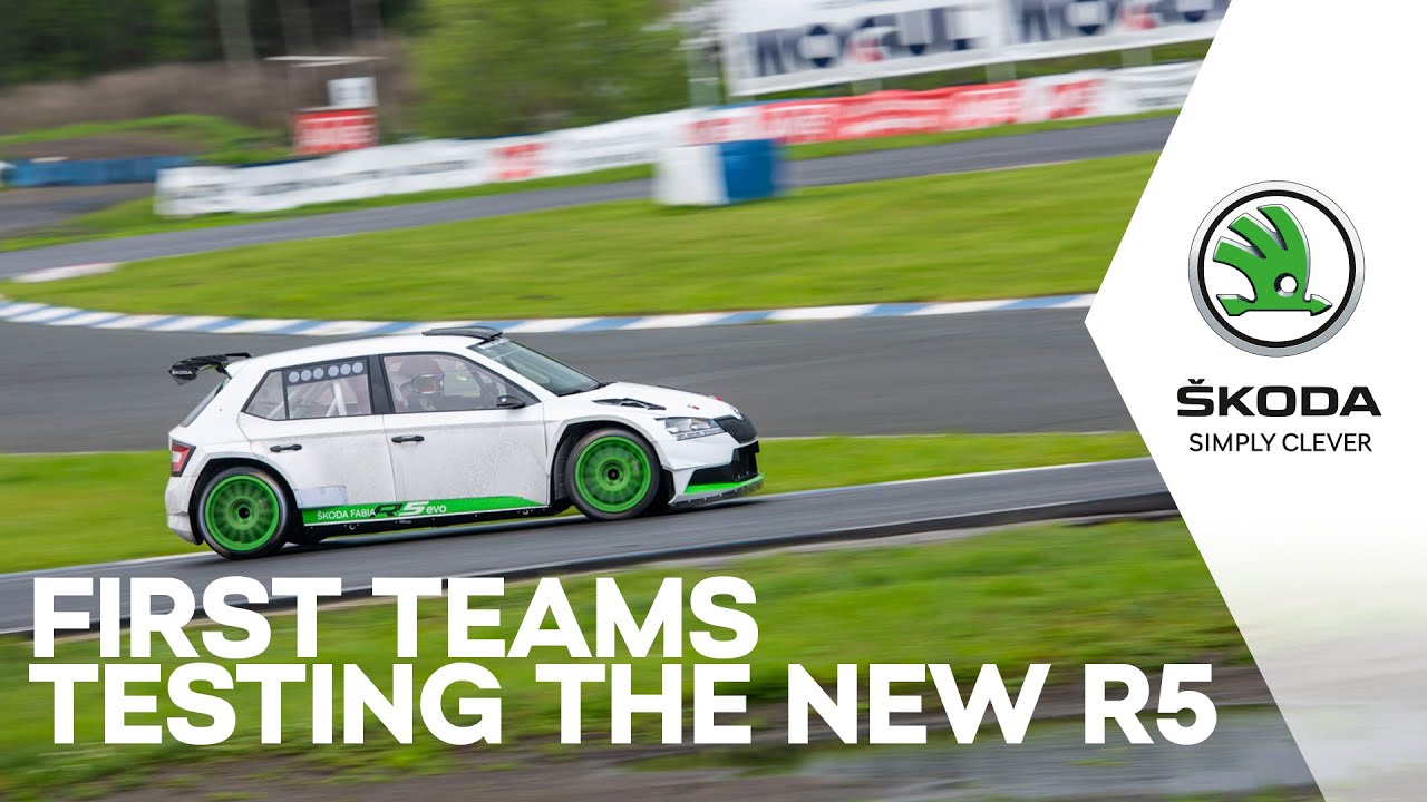 First customers test drives  of FABIA R5 evo on circuit Sosnov&aacute;
